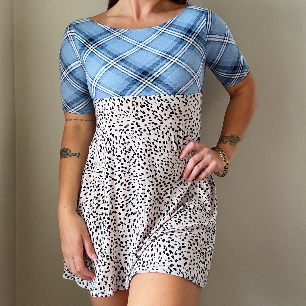 3/4 Sleeve A-line Dress