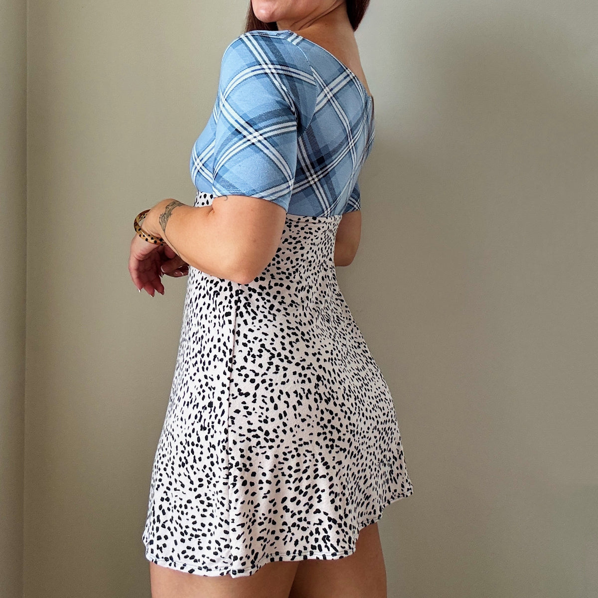 3/4 Sleeve A-line Dress